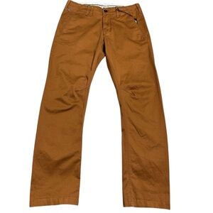 G Star Raw Chino Pants Mens 30x30 Aged Almond Vetar Twill Straight Leg
